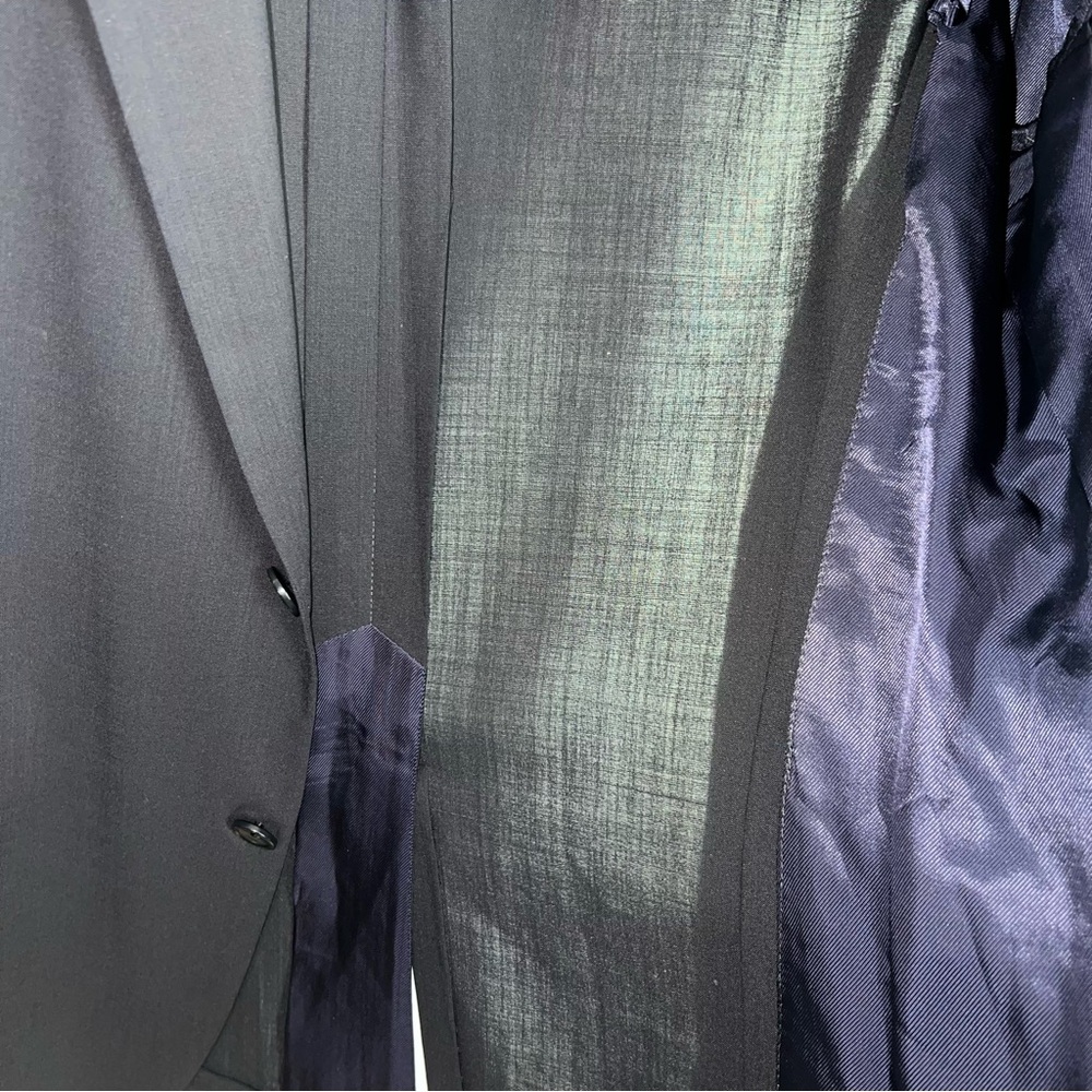 Brooks Brothers Fitzgerald BrooksCool Wool Blend Blazer 2 Button Men’s Size 40L - Picture 6 of 13